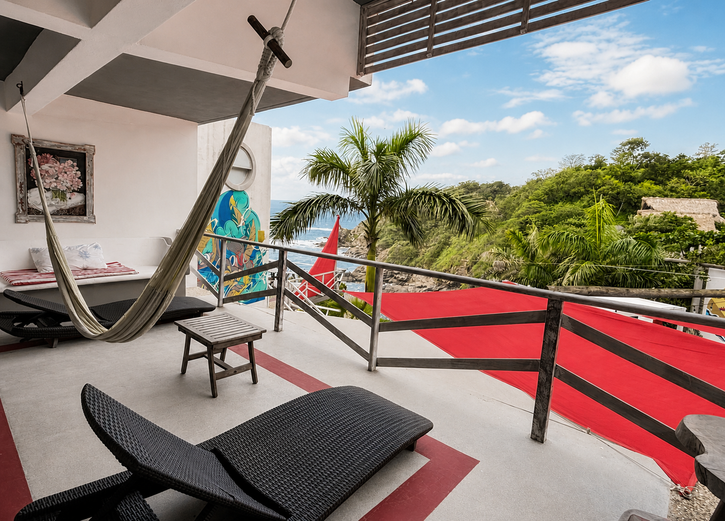 Master Balcony at Villa Aikia