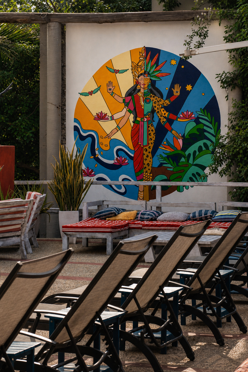 Yoga and movement at Villa Aikia